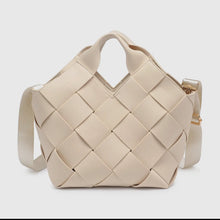 Load image into Gallery viewer, NEW! Resilience Woven Neoprene Tote, Cream (excluded from sale!)