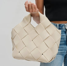 Load image into Gallery viewer, NEW! Resilience Woven Neoprene Tote, Cream (excluded from sale!)